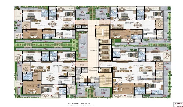 Featured Image of Vaishnodevi Melange One 3 BHK Floor Plan
